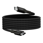 Belkin BoostCharge - Cable USB - 24 pin USB-C (M) a 24 pin USB-C (M) - USB 2.0 - 2 m - compatible con hasta 240 W de potencia - negro