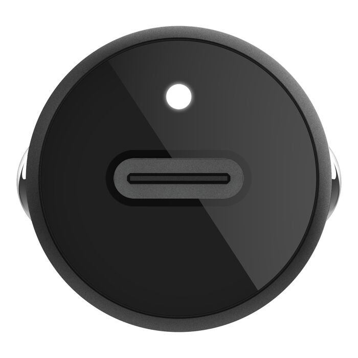 Belkin - Adaptador de corriente para el coche - 20 vatios - Fast Charge (24 pin USB-C) - negro