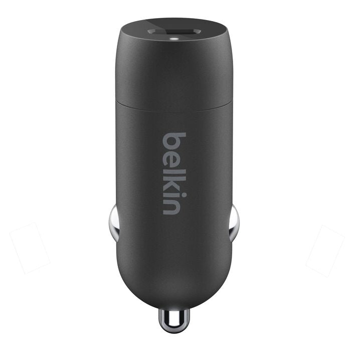 Belkin - Adaptador de corriente para el coche - 20 vatios - Fast Charge (24 pin USB-C) - negro