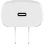 Belkin BoostCharge - Power adapter - PPS technology - 20 Watt - 3 A - Power Delivery 3.1, Fast Charge (24 pin USB-C) - white - for Apple iPhone 14, 14 Plus, 14 Pro, 14 Pro Max