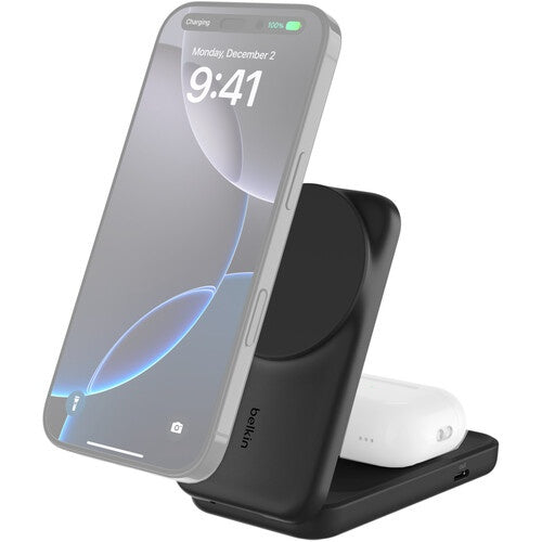 Belkin - Qi2 25W 2 in 1 Compact - Lithium - Para Universal - Compact Black