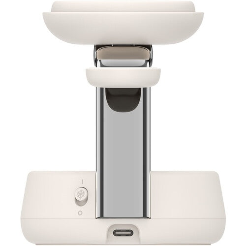 Belkin - Qi2 25W 3 in 1 UltraCharge Pro Magnetic Charging Dock Sand - Lithium - Para Universal