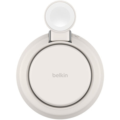Belkin - Qi2 25W 3 in 1 UltraCharge Pro Magnetic Charging Dock Sand - Lithium - Para Universal
