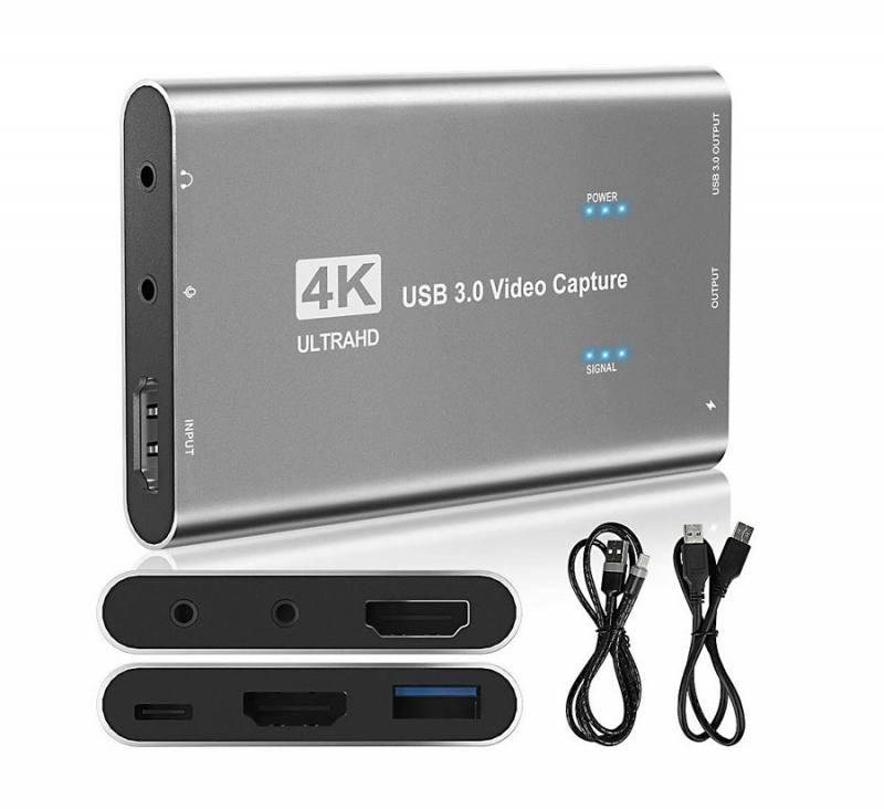 Capturador de video GEN 4K HDMI USB3.0, 2160P & 1080P 60fps, compatible con Unix, Mac OS, Windows