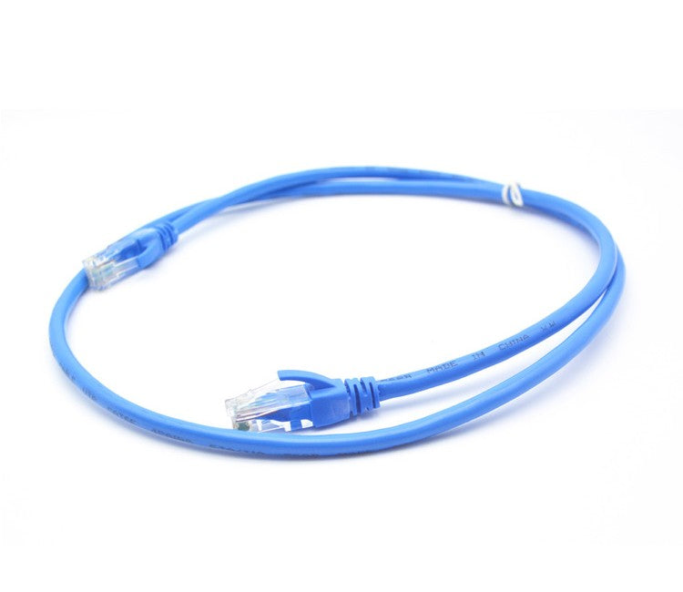 CABLE UTP CAT5E T-VISION 0.5 METROS AZUL, 100% COBRE, PASS FLUKE, 7 x 0.18mm