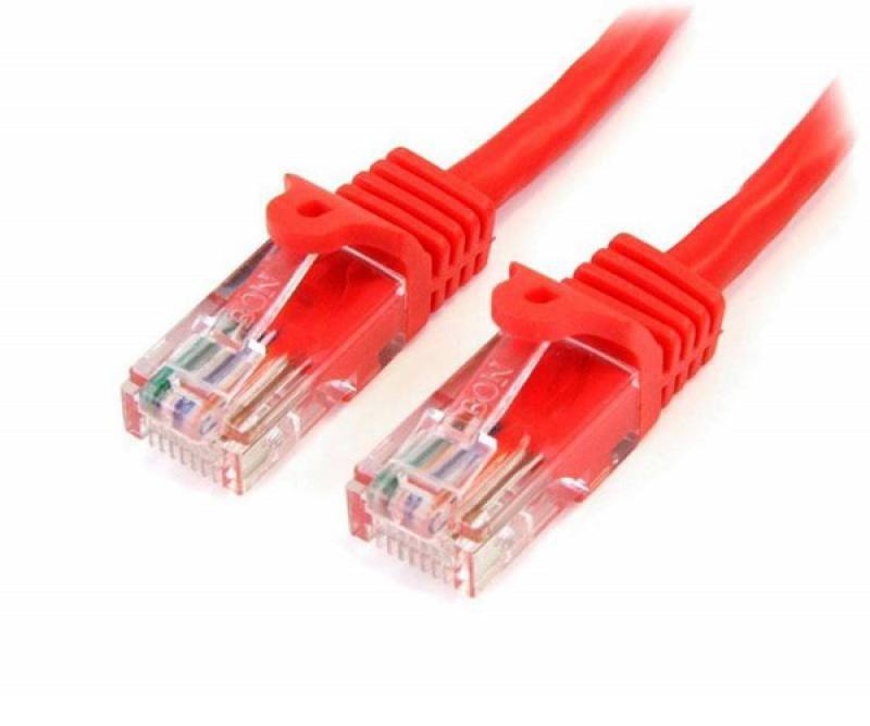 CABLE UTP CAT5E LANPRO - 1 METRO ROJO