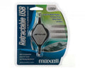 Cable USB a MINI USB 1.5M, MAXELL 347053 ,RETRACTABLE