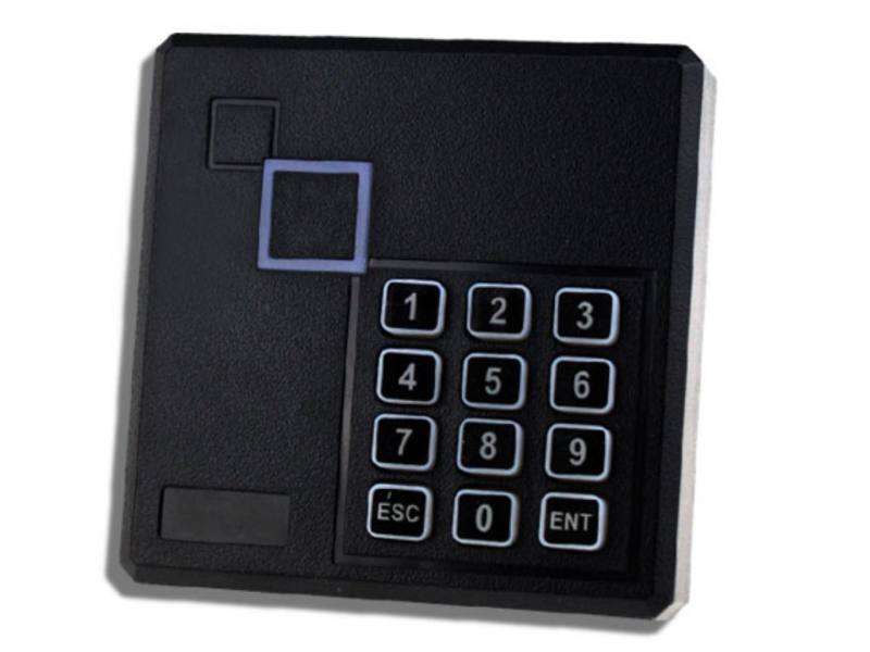 Control de acceso 103A por contraseña y tarjeta de proximidad, 125KHz, negro