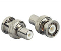 CONECTOR BNC Hembra a RCA macho PARA CAMARAS DE VIGILANCIA
