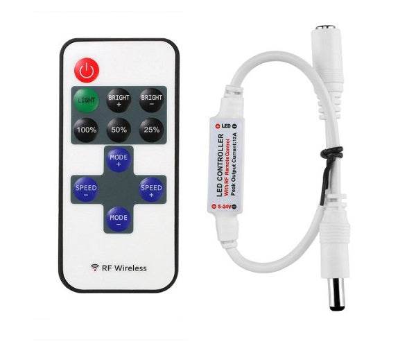 CONTROL PARA CINTA LED DE 1 SOLO COLOR