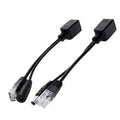 Adaptador Inyector PoE pasivo para camara IP, negro