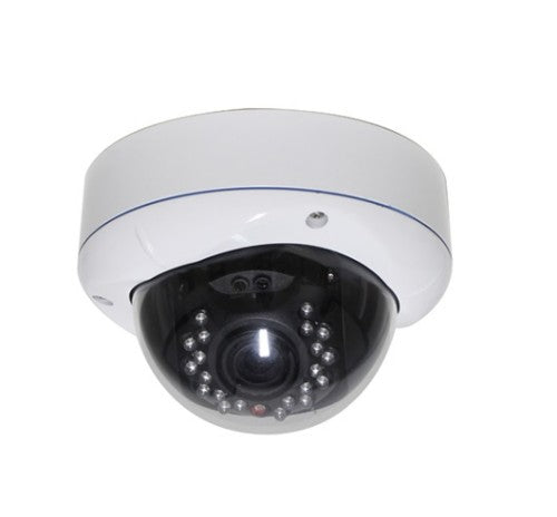 Camara Domo Hibrida T-VISION CVI/CVBS 2.4MP 1080p, IR 20m, OSD, Zoom Manual 2.8-12mm, IP66 WaterProof Metal