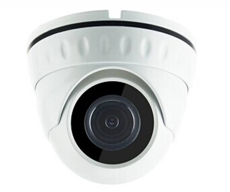 Camara Domo Hibrida T-VISION AHD/TVI 3MP 2K, IR 20m, OSD, IP66 Waterproof, Zoom Manual Con Auto Focus 3.6mm, Metal