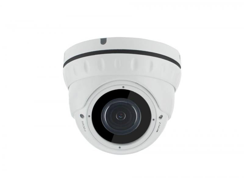 Camara Domo Hibrida T-VISION, 1/2.8" SONY Starvis CMOS, 4EN1, 5MP 2592x1944, IR 30m, OSD, 2.8-12mm, Metal