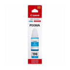 Canon GI 190 C - 70 ml - cián - original - recarga de tinta - para Maxx Tinta G3102; MegaTank G2110, G3111; PIXMA G-1110, G2100, G2110, G3110, G4100, G4110
