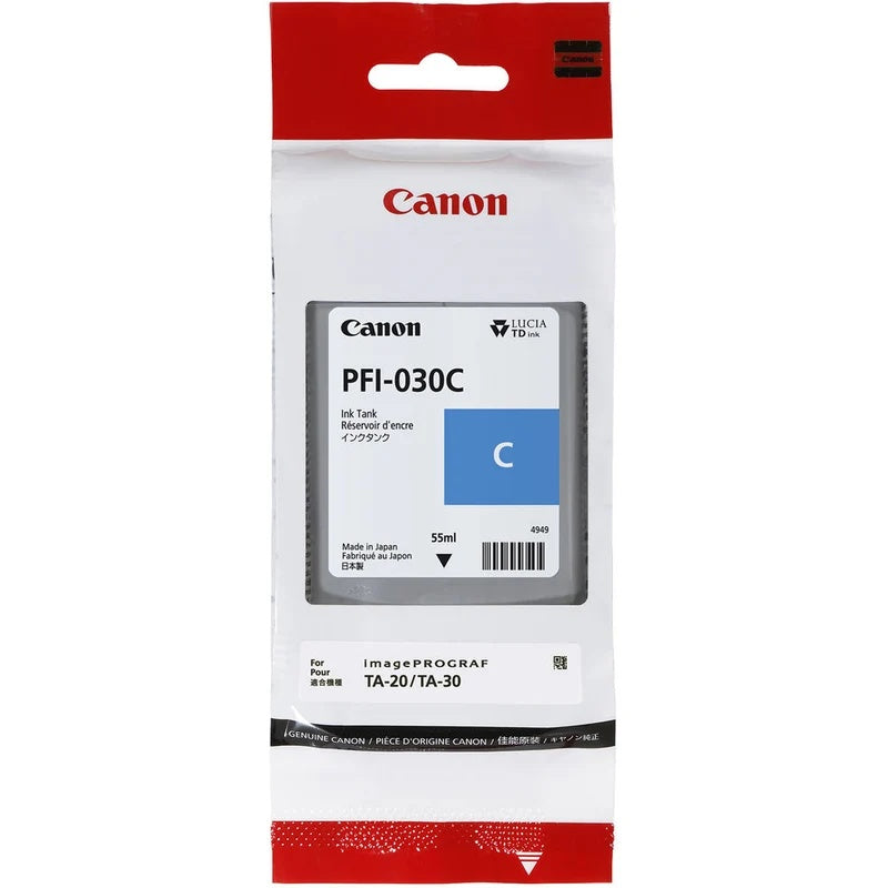 Canon - PFI-030C - Ink cartridge - Cyan - Tank 55ml