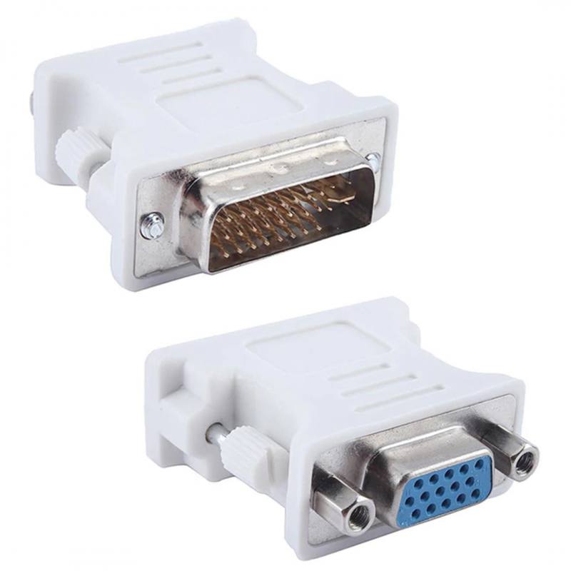 ADAPTADOR DE DVI macho 24+5 a VGA hembra