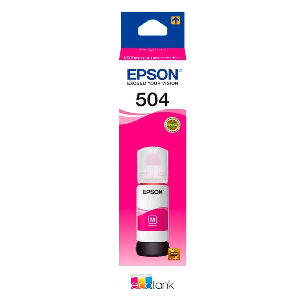 Epson 504 - 70 ml - magenta - original - recarga de tinta - para EcoTank L4150, L4260, L6161, L6171, L6191, L6270