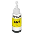 Epson T664 - Amarillo - original - recarga de tinta - para Epson L380, L386, L395, L495; EcoTank ET-2600, 2650, L1455, L396, L606, L656