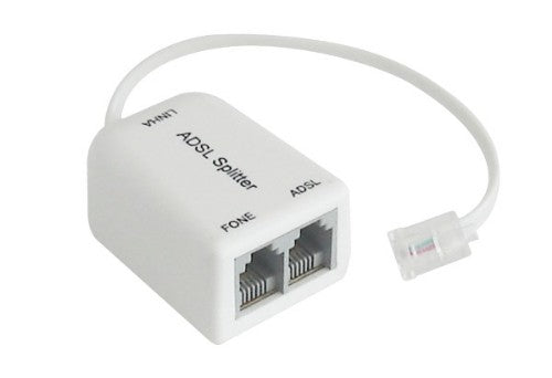 Filtro de telefono adsl doble 2 puertos