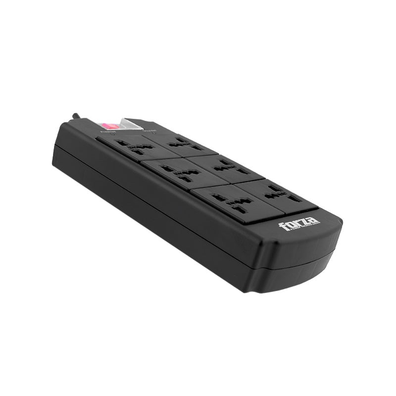Forza Universal Surge Protector 6 outlet Nema plug 110/240V