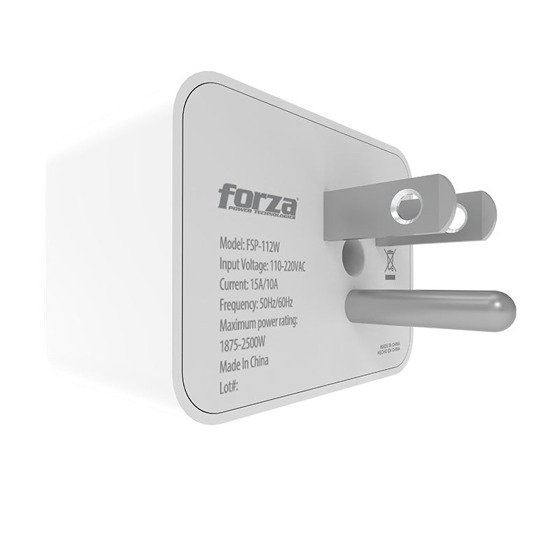 Forza - Surge protector - AC 110/220 V - 1 Tomas de Corriente - Wall Plug