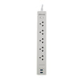 Forza - Surge protector - AC 110/220 V - 5 Tomas de Corriente - UNV NEMA 2USB 5ft WH