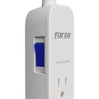 Forza - Surge protector - AC 110/220 V - 6 Tomas de Corriente - NEMA 1.5FT 500J WH
