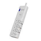 Forza - Surge protector - AC 110/220 V - 8 Tomas de Corriente - 3-ROT 2USB-A/1C 6FT