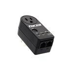 Forza Surge Zion 2K10 - Supresor de sobrevoltaje - 110V US - 1 RJ45 - 1 Salida - Rango de Voltaje 90-140 VAC - Proteccion de Picos IMAX 18000A - Color Negro