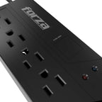 Forza FVR Series FVR-1011 - Regulador automático de voltaje (montaje en pared) - CA 115 V - 500 vatios - 1000 VA - conectores de salida: 4 - negro