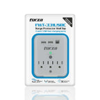 Forza FWT-331USBC - Protector contra sobretensiones (montaje en pared) - CA 125 V - 1875 vatios - conectores de salida: 3 - blanco