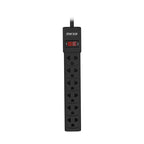 Forza - PS Series PS-001B - Banda de potencia - CA 120-220 V - conectores de salida: 6 - negro