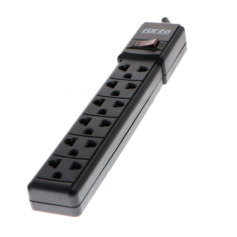 Forza - PS Series PS-001B - Banda de potencia - CA 120-220 V - conectores de salida: 6 - negro