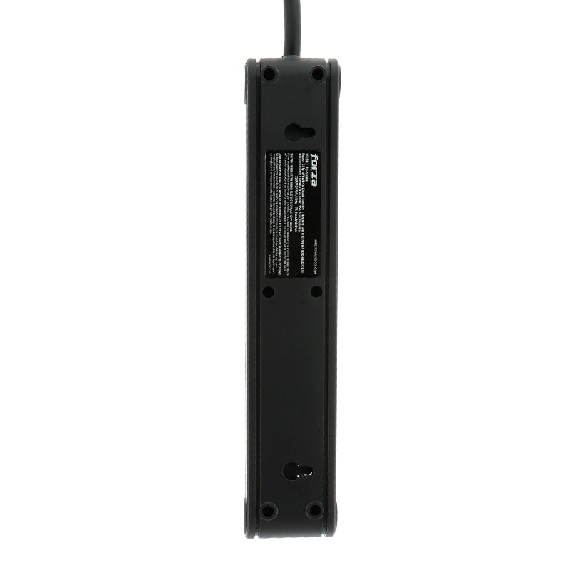 Forza - Power strip - 6 Tomas de Corriente - Univ NEMA 10ft Cable