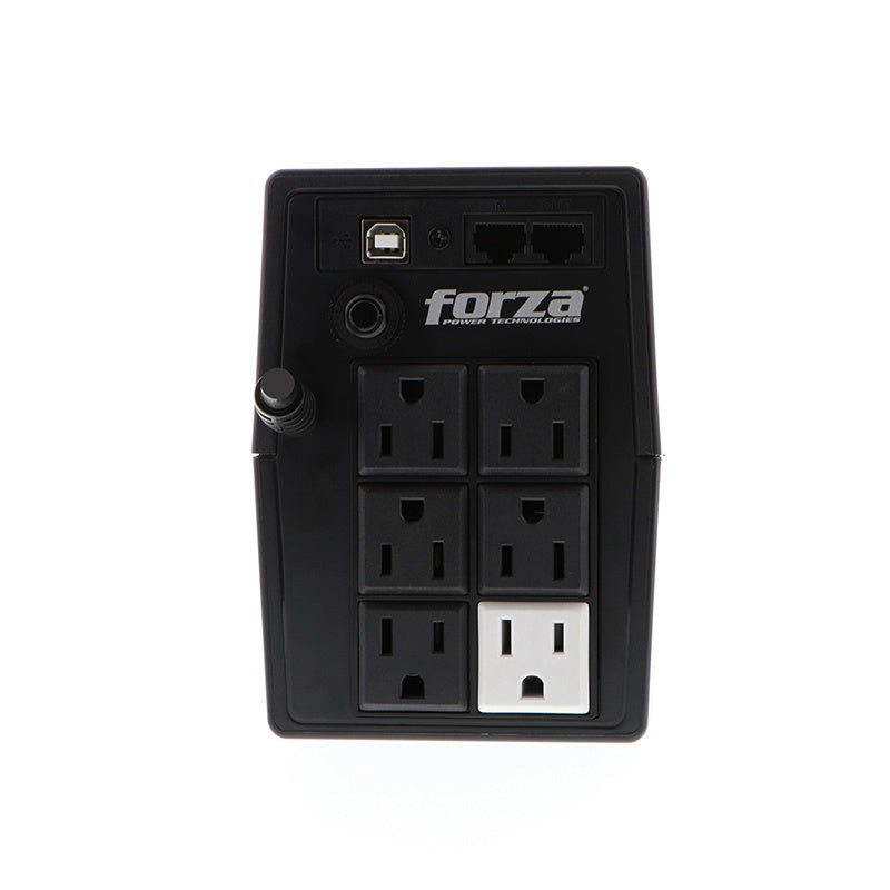 Forza - UPS - Line interactive - 360 Watt - 600 VA - 120 V - 6 NEMA Outlets