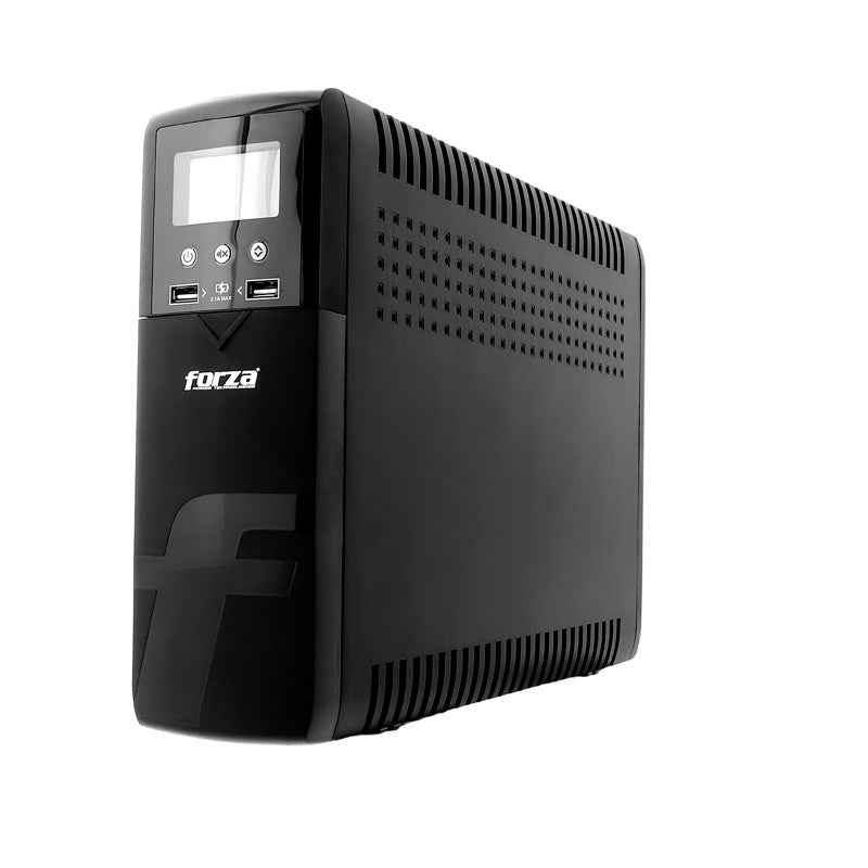 Forza - UPS - Line interactive - 720 Watt - 1200 VA - AC 110/120 V - Pure Sine Wave NEMA