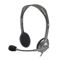 Headset Logitech H111, stereo, conexión 3.5 mm, con micrófono