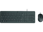 HP 150 - Juego de teclado y ratón - USB - Latinoamérica - negro - para HP 21, 22, 24, 27, Pavilion 24, 27, TP01, Pavilion Laptop 13, 14, 15