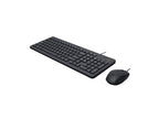 HP 150 - Juego de teclado y ratón - USB - Latinoamérica - negro - para HP 21, 22, 24, 27, Pavilion 24, 27, TP01, Pavilion Laptop 13, 14, 15