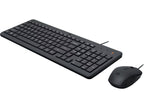 HP 150 - Juego de teclado y ratón - USB - Latinoamérica - negro - para HP 21, 22, 24, 27, Pavilion 24, 27, TP01, Pavilion Laptop 13, 14, 15