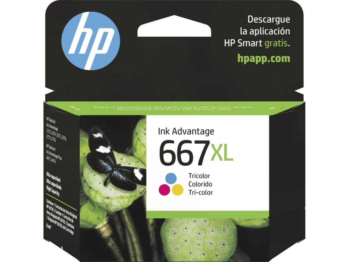 HP - 667XL - Ink cartridge - Tricolor - 3YM80AL