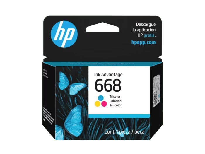 HP - 668 - Ink cartridge - Tri-color Original Ink Advanta