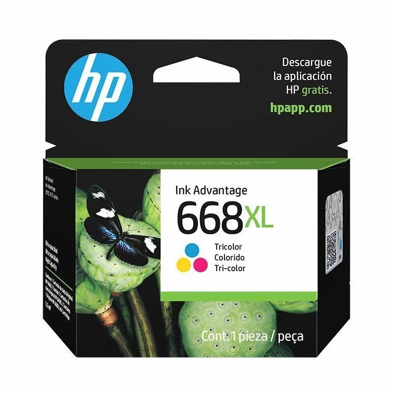 HP - 668XL - Ink cartridge - Tri-color Original Ink Advanta