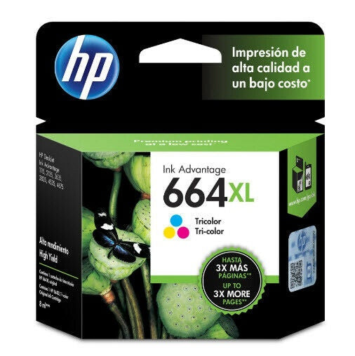 HP - Ink cartridge - Tricolor - 664XL