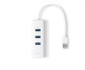 Multiplicador de Puertos TP-LINK (UE330), 3 Puertos Portable USB3.0 y adaptador RJ45