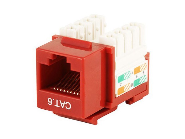 JACK RJ-45 RED CAT6A UTP ROJO 30U LANPRO