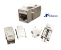JACK RJ-45 CAT6A X-CLASS, IDC 90" GRADOS, ZINC