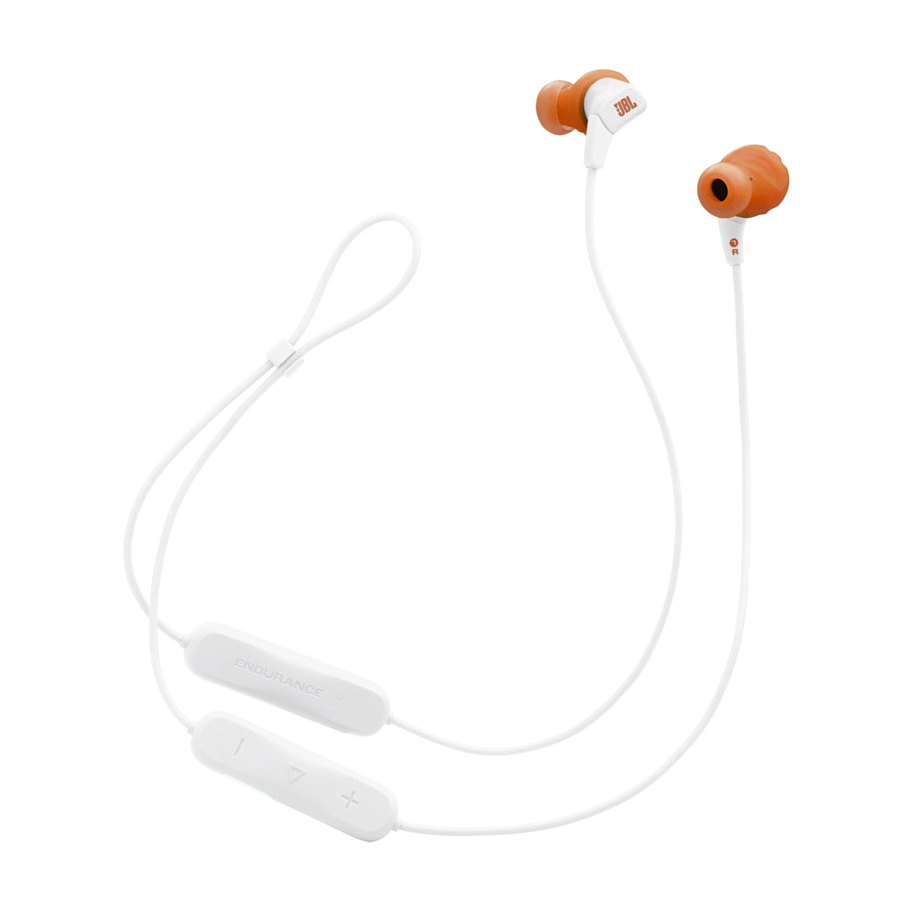 JBL - Headphones - Endurance Run 3 White