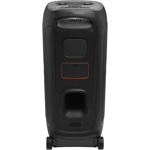JBL PartyBox 720 - Altavoz de fiesta - Negro - Sonido JBL Pro Sound superior - Espectáculo de luces futurista - Hasta 15 horas de reproducción - Mango ergonómico integrado y ruedas más anchas y resistentes - IPX4 es a prueba de salpicaduras - Conexión de